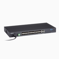 LGB5124A-R2: web smart/RS232/CLI, (20) SFP Slots + (4) dual media 100/1000 UTP/SFP