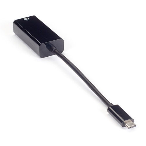 Gigabit Ethernet Adapter USB-C Male to USB A Female x 3, RJ45 Black