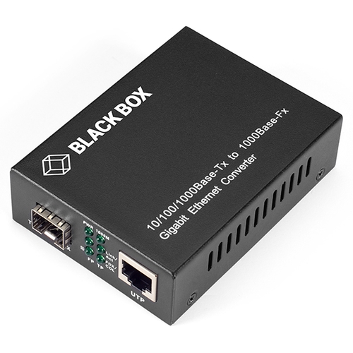 LGC210A, Convertisseur de média 10/100/1000-Mbps Cuivre en Fibre 1000-Mbps  - Black Box