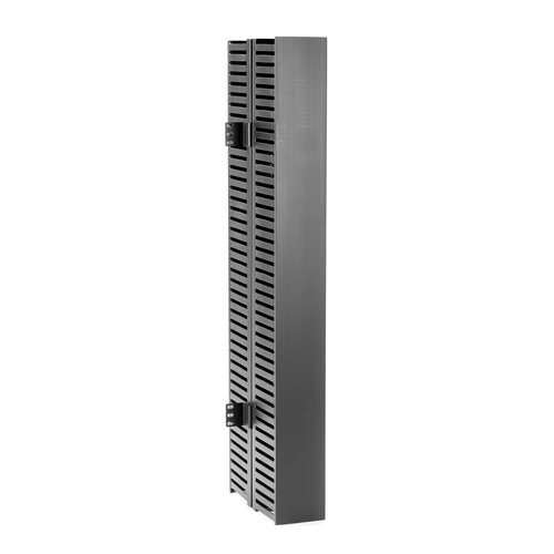 RMT203A-R4, Goulotte noire pour rack, montage vertical - Black Box