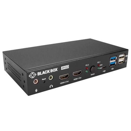 KVD200-2H, Commutateur KVM - UHD 4K, double moniteur, HDMI