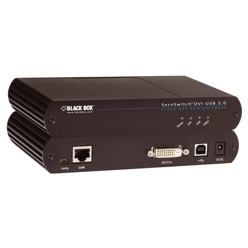 ACU1500A-R3, KVM Extender - DVI-D, USB 2.0, Single-Access, CATx
