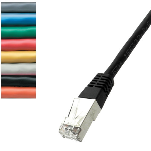 Achat câble RJ45 LSZH snagless noir catégorie 6A F/UTP 1M