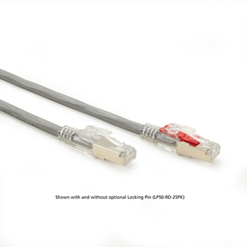Cable de 0,5m de Red Ethernet CAT6a - Negro - Low Smoke Zero
