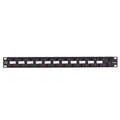 Panneau de connexion CAT6A, 24 ports, niveau composant 110, 1U, PoE+