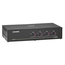 SS4P-DVI-4X4-UCAC: (1) DVI-I: Single/Dual Link DVI, VGA, HDMI  via adapteur, 4 users x 4 sources, clavier/souris USB, audio, CAC