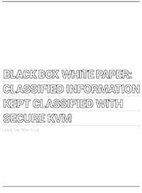 Livre Blanc de Commutateur KVM sécurisés 